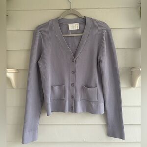 all : row The Noor Cardigan in Lilac Size Large
